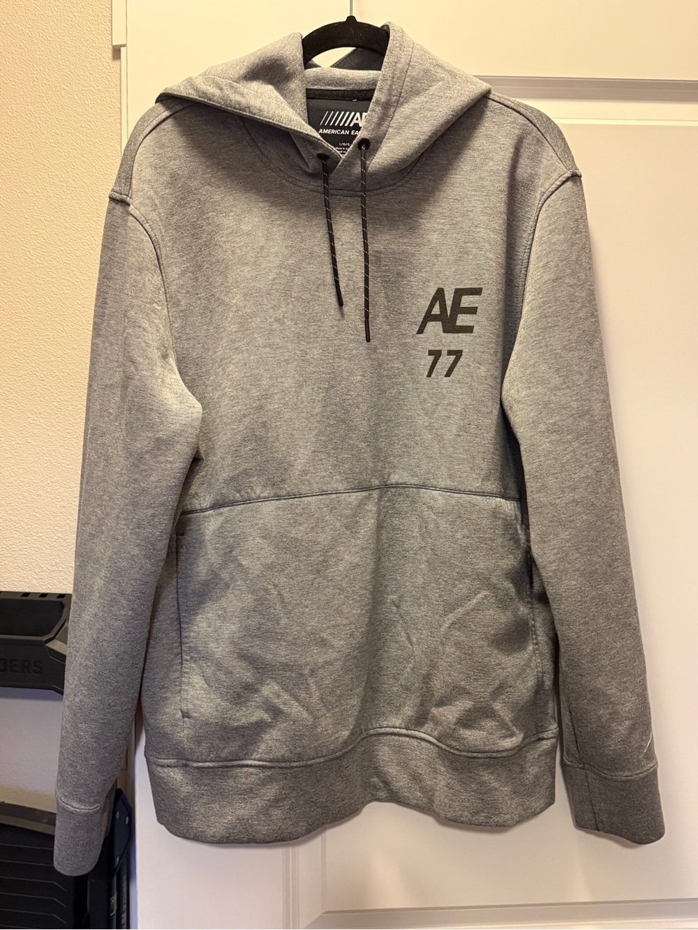 American Eagle Outfitters Gray AE 77 Pullover Hoodie